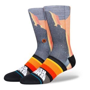 STANCE STAR WARS BY JAZ X STANCE POLY CREW HEIGHT SIZE LARGE IN DARTH SPACEDUST